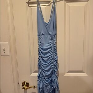 Lucy in the Sky Light Blue Backless Dress, size XS